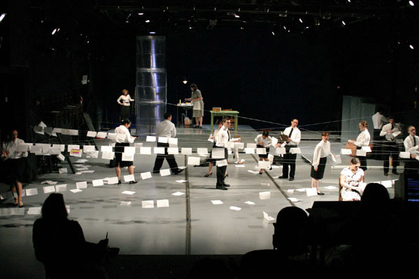 Opening Scene Machinal paper pushers
